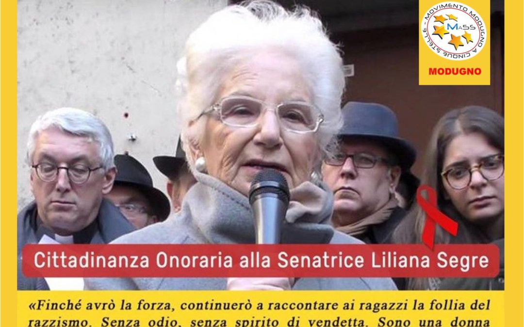 Cittadinanza onoraria a Liliana Segre