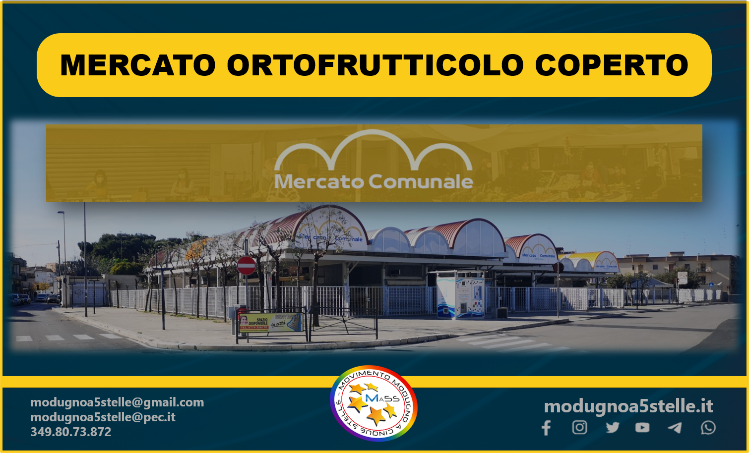 Segnalazione sicurezza Mercato ortofrutticolo coperto