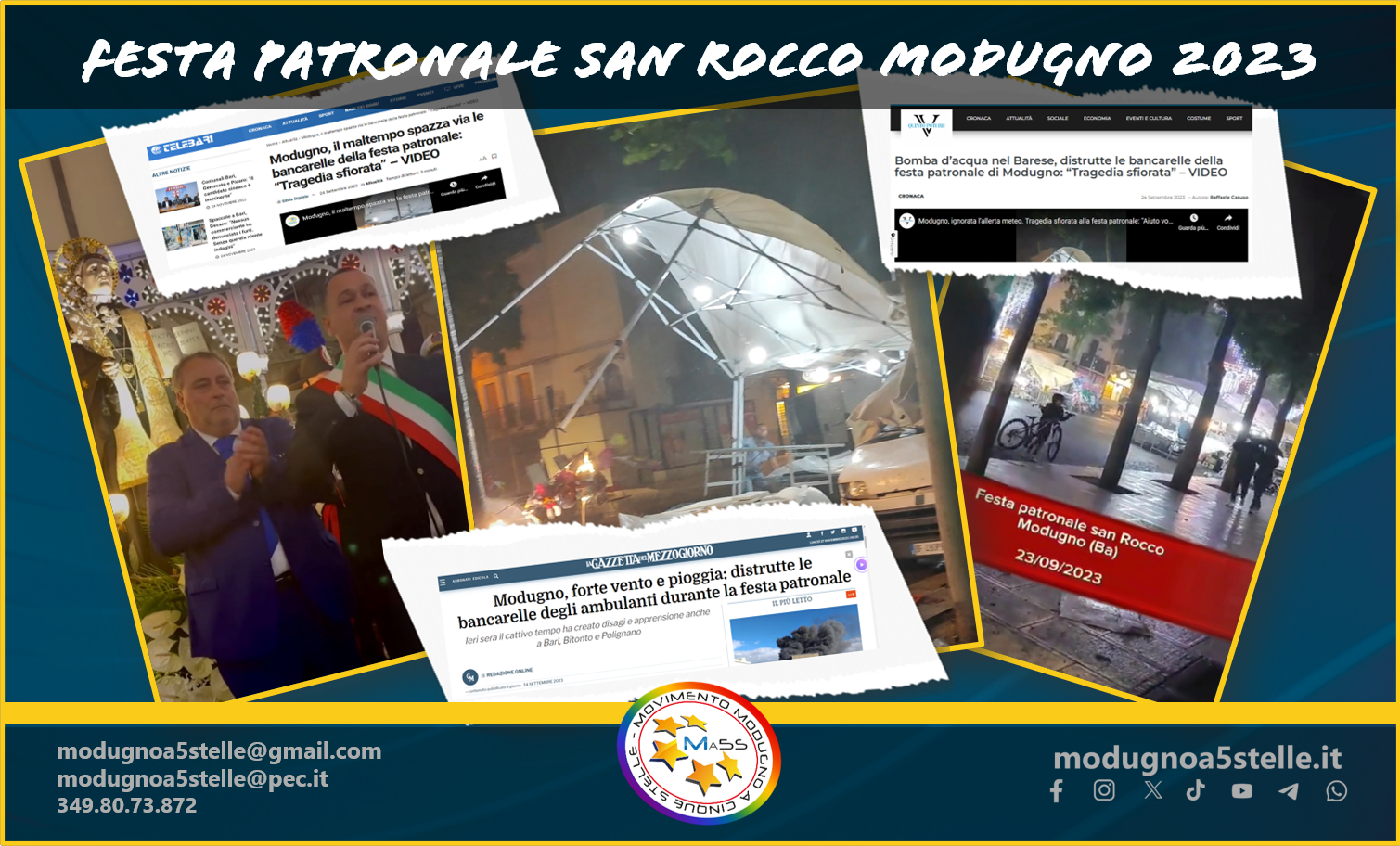 Festa Patronale Modugno: una tragedia sfiorata