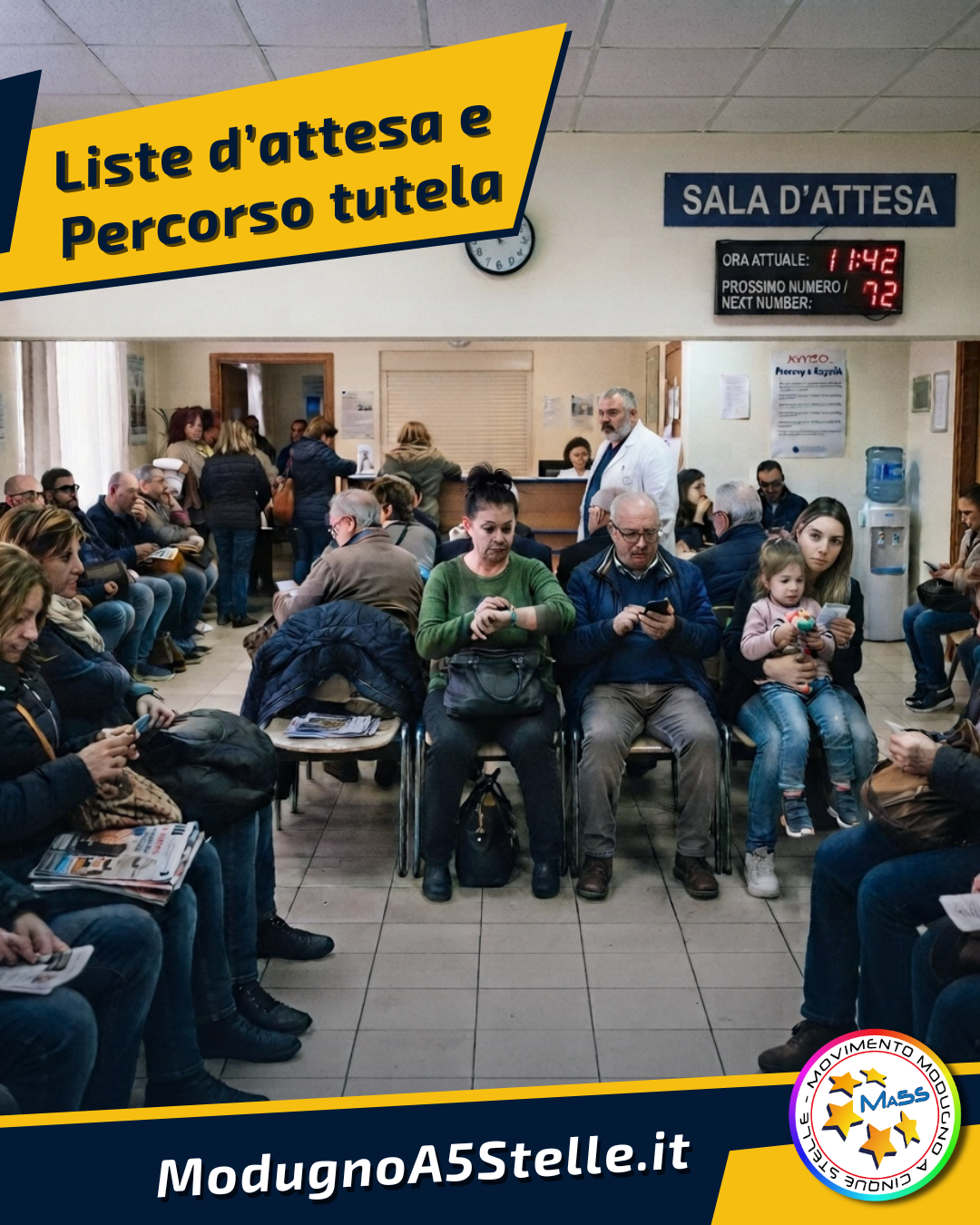Sanità, liste d’attesa bloccate