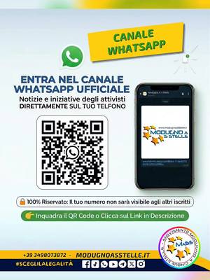 ​📲 Vuoi restare sempre aggiornato su Modugno? ​Unisciti al Canale WhatsApp dell'Associazione Modugno A 5…